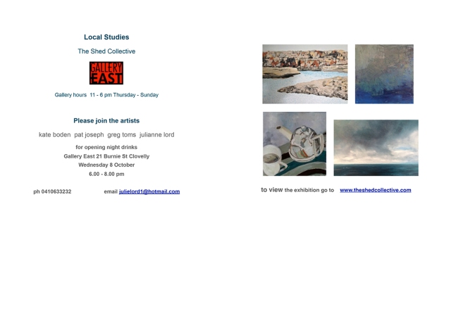 Last invitation horizontal format for gallery East